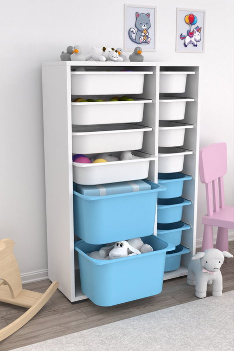 Hanah Home Rine 2D4K8U Blanco y Azul Hanah Home Rine 2D4K8U Blanco y Azul
